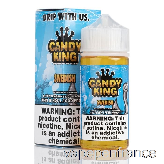 Suédois - Candy King - Stylo Vape 100 Ml 0 Mg